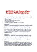 NUR 3065 - PrepU Chapter 4 Exam Questions With Verified Answers