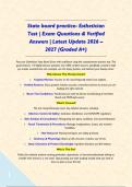 State board practice- Esthetician Test &vert; Exam Questions & Verified Answers &vert; Latest Update 2026 &ndash; 2027 &lpar;Graded A&plus;&rpar;&NewLine;