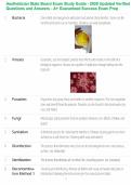Aesthetician State Board Exam Study Guide - 2026 Updated Verified Questions and Answers - A&plus; Guaranteed Success Exam Prep