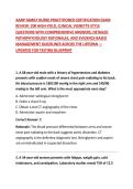 AANP FAMILY NURSE PRACTITIONER CERTIFICATION EXAM REVIEW&colon; 200 HIGH-YIELD&comma; CLINICAL VIGNETTE-STYLE QUESTIONS WITH COMPREHENSIVE ANSWERS&comma; DETAILED PATHOPHYSIOLOGY RATIONALES&comma; AND EVIDENCE-BASED MANAGEMENT GUIDELINES ACROSS THE LIFESPAN &mdash; UPDATED FOR TESTING