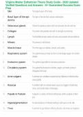 Virginia Master Esthetician Theory Study Guide - 2026 Updated Verified Questions and Answers - A&plus; Guaranteed Success Exam Prep