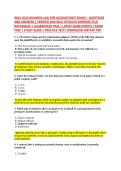 WGU D216 BUSINESS LAW FOR ACCOUNTANTS EXAM&rsqb; &ndash; QUESTIONS &NewLine;AND ANSWERS &vert; VERIFIED AND WELL DETAILED ANSWERS PLUS &NewLine;RATIONALES &vert; GUARANTEED PASS &vert; LATEST EXAM UPDATE &vert; EXAM &NewLine;PREP &vert; STUDY GUIDE &vert; PRACTICE TEST&vert; DOWNLOAD INSTANT PDF 