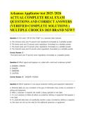 Arkansas Applicator test 2025 &sol;2026 ACTUAL COMPLETE REAL EXAM QUESTIONS AND CORRECT ANSWERS &lpar;VERIFIED COMPLETE SOLUTIONS &rpar; MULTIPLE CHOICES 2025 BRAND NEW&excl;&excl;&NewLine;