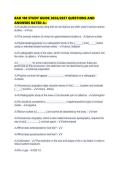 RAD 100 STUDY GUIDE 2026&sol;2027 QUESTIONS AND&NewLine;ANSWERS RATED A&plus;