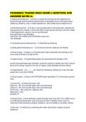PARAMEDIC TRAUMA MAIN EXAMS 2 QUESTIONS AND ANSWERS RATED A&period;pdf&NewLine;&NewLine;1&period; Document information
