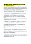PARAMEDIC TRAUMA LATEST 2026 EXAM QUESTIONS AND ANSWERS RATED A&period;pdf