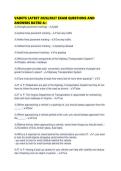 VADETS LATEST 2026&sol;2027 EXAM QUESTIONS AND&NewLine;ANSWERS RATED A&plus;