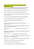 VADETS FINAL EXAM 2026&sol;2027 QUESTIONS AND&NewLine;ANSWERS RATED A&plus;