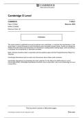 Cambridge O Level Commerce 7100&sol;23 Paper 2 Written May June 2025 Study Guide Questions and Answers Latest Version 2026&sol;2027