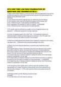 NYLE NEW YORK LAW MAIN EXAMINATION SET QUESTIONS AND ANSWERS RATED A&period;pdf