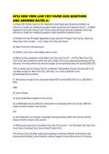 NYLE NEW YORK LAW TEST PAPER 2026 QUESTIONS AND ANSWERS RATED A&period;pdf