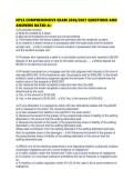 NYLE COMPREHENSIVE EXAM 2026&sol;2027 QUESTIONS AND&NewLine;ANSWERS RATED A&plus;