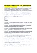 CPCU ETHICS COMPREHENSIVE EXAM 2026 QUESTIONS AND ANSWERS RATED A&period;pdf