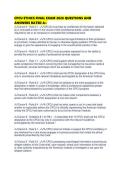 CPCU ETHICS FINAL EXAM 2026 QUESTIONS AND ANSWERS RATED A&period;pdf