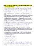 NUR 221 LATEST 2026&sol;2027 TEST PAPER QUESTIONS AND&NewLine;ANSWERS RATED A&plus;