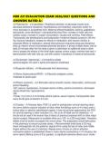 NUR 221 EVALUATION EXAM 2026&sol;2027 QUESTIONS AND&NewLine;ANSWERS RATED A&plus;