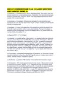NUR 221 COMPREHENSIVE EXAM 2026&sol;2027 QUESTIONS&NewLine;AND ANSWERS RATED A&plus;