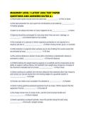 MASONRY LEVEL 1 LATEST 2026 TEST PAPER QUESTIONS AND ANSWERS RATED A&period;pdf