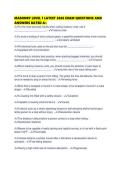 MASONRY LEVEL 1 LATEST 2026 EXAM QUESTIONS AND ANSWERS RATED A&period;pdf