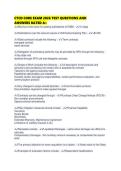 CTCD CORE EXAM 2026 TEST QUESTIONS AND ANSWERS RATED A&period;pdf