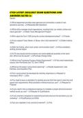 CTCD LATEST 2026&sol;2027 EXAM QUESTIONS AND&NewLine;ANSWERS RATED A&plus;