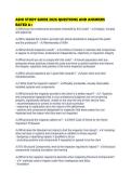 ASHI STUDY GUIDE 2026 QUESTIONS AND ANSWERS RATED A&period;pdf