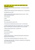 ASHI FIRST AID FINAL EXAM 2026 QUESTIONS AND ANSWERS RATED A&period;pdf