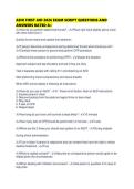 ASHI FIRST AID 2026 EXAM SCRIPT QUESTIONS AND&NewLine;ANSWERS RATED A&plus;