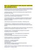 MAN 4720 COMPREHENSIVE EXAM 2026&sol;2027 QUESTIONS&NewLine;AND ANSWERS RATED A&plus;