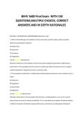 BEHV 5600 Final Exam  WITH 150 &NewLine;QUESTIONS&comma;MULTIPLE CHOICES&comma; CORRECT &NewLine;ANSWERS AND IN DEPTH RATIONALES&period;