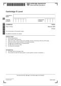 7100&lowbar;s25&lowbar;qp&lowbar;23 Cambridge O Level Commerce Paper 2 May June 2025 Study Guide Questions and Answers Latest Version 2026&sol;2027