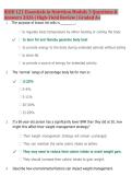 BIOD 121 Essentials in Nutrition Module 3 Questions & Answers 2026&sol;2027 &vert; High-Yield Review &vert; Latest Update &vert; Graded A&plus;