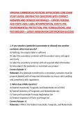 VIRGINIA COMMERCIAL PESTICIDE APPLICATORS CORE EXAM STUDY GUIDE&colon; 200 PRACTICE QUESTIONS WITH CORRECT ANSWERS AND DETAILED RATIONALES &ndash; COVERS FEDERAL AND STATE LAWS&comma; LABEL INTERPRETATION&comma; SAFETY&comma; PPE&comma; ENVIRONMENTAL PROTECTION&comma; IPM&comma; FORMULATIONS&comma; AND PEST 