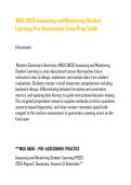 WGU D659 Assessing and Monitoring Student &NewLine;Learning Pre-Assessment Exam Prep Guide 