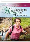 Comprehensive Test Bank for Nursing for Wellness in Older Adults by Carol A&period; Miller &vert; Complete Chapters &vert; Verified Answers