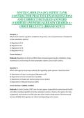 SOUTH CAROLINA &lpar;SC&rpar; SEPTIC TANK CONTRACTOR PRACTICE EXAM 2026&sol;2027 QUESTIONS AND CORRECT DETAILED ANSWERS &lpar;VERIFIED ANSWERS&rpar; ALREADY GRADED A&plus; &lpar;MOST RECENT&excl;&excl;&rpar; &lpar;BRAND NEW&excl;&excl;&rpar;