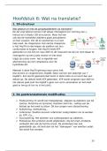 Biochemie en moleculaire biologie &vert; Hoofdstuk 6 Wat na translatie&quest; &vert; KU Leuven &vert; 2025&sol;26 &vert; prof&period; Claessens &vert; 1e BMW