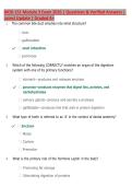 BIOD 151 Module 3 Exam 2026&sol;2027 &vert; Questions & Verified Answers &vert; Latest Update &vert; Graded A&plus;