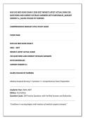 NUR 242 MED SURG EXAM 3 2026 2027 NEWEST LATEST ACTUAL EXAM 250 &NewLine;QUESTIONS AND CORRECT DETAILED ANSWERS WITH RATIONALES&lowbar;ALREADY &NewLine;GRADED A&plus;&lowbar;GALEN COLLEGE OF NURSING 