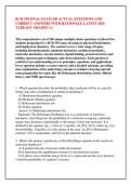 BCH 330 FINAL EXAM 200 ACTUAL QUESTIONS AND &NewLine;CORRECT ANSWERS WITH RATIONALE LATEST 2026 &NewLine;ALREADY GRADED A&plus; 