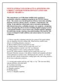 NYSTCE LITERACY EXAM 200 ACTUAL QUESTIONS AND &NewLine;CORRECT ANSWERS WITH RATIONALE LATEST 2026 &NewLine;ALREADY GRADED A&plus;