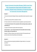 Georgia Community Association Manager &lpar;CAM&rpar; License Exam&NewLine;Prep &vert; Comprehensive Study Guide with Realistic Practice&NewLine;Questions&comma; Detailed Answer Explanations & Professional Review&NewLine;for Community Association Management