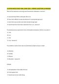 SSI OPEN WATER DIVER FINAL EXAM 2026 &vert; VERIFIED QUESTIONS & ANSWERS