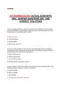ATI Pharmacology ATI Nursing Exam Nursing Program 2025 Complete 250&plus; questions and answers