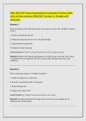Ohio &lpar;OH&rpar; 767 Home Improvement Contractor Practice Exam &NewLine;with verified answers 2026&sol;2027 version A&plus; Graded with &NewLine;rationales 