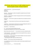 AP CSP Exam with all Correct & 100&percnt; Verified Answers &vert;Actual Complete Update &vert;Already Graded A&plus;