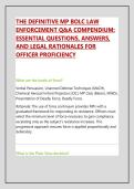 THE DEFINITIVE MP BOLC LAW ENFORCEMENT Q&A COMPENDIUM&colon; ESSENTIAL QUESTIONS&comma; ANSWERS&comma; AND LEGAL RATIONALES FOR OFFICER PROFICIENCY