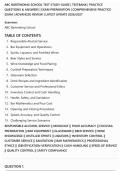 ABC BARTENDING SCHOOL TEST STUDY GUIDE &vert; TESTBANK &vert; PRACTICE&NewLine;QUESTIONS & ANSWERS &vert; EXAM PREPARATION &vert; COMPREHENSIVE PRACTICE&NewLine;EXAM &vert; ADVANCED REVIEW &vert; LATEST UPDATE 2026&sol;2027