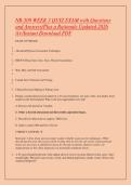 NR-509 WEEK 3 QUIZ EXAM with Questions and Answers&sol;Plus a Rationale Updated 2026 A&plus;&sol;Instant Download PDF 