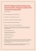 NUR 654 Midterm EXAM with Questions and Answers&sol;Plus a Rationale Updated 2026 A&plus;&sol;Instant Download PDF 